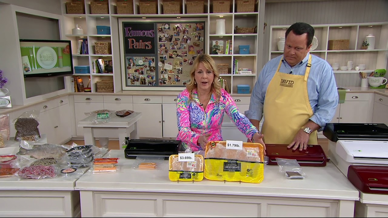 FoodSaver Compact Vacuum Sealer w/ Roll Storage & 38 Bags on QVC YouTube