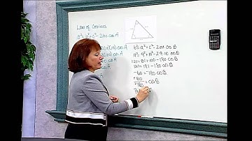 Trigonometry-Oblique Triangles: All Three Sides Known and Determining Area