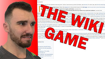 Playing the Wikipedia Game