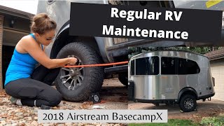 RV Maintenance Before Hitting the Road: small travel trailer 2018 Airstream Basecamp X