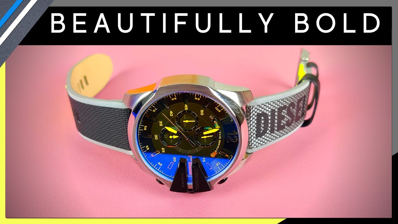 Diesel Mega Chief Watch DZ4523 | The Bold & The Beautiful | Design Award 🥇  - YouTube