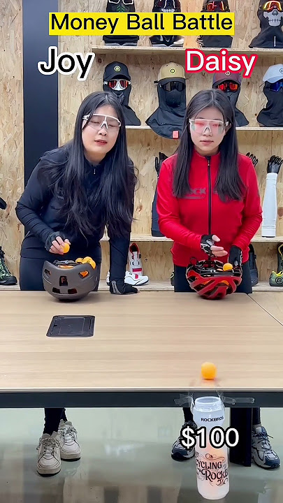 Ping-pong vs. water bottles: a unique challenge #rockbros #bikelover