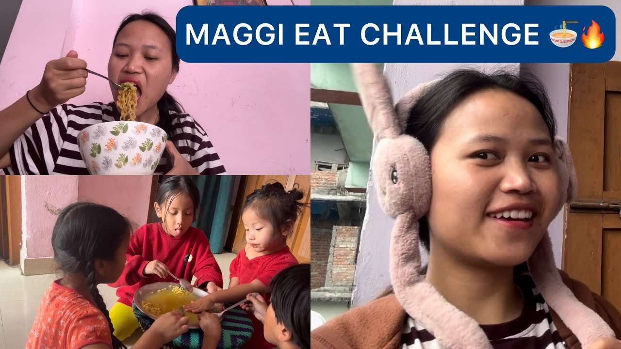 Maggi Eat Challenge 🍜🔥