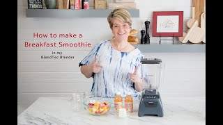 Fruit Smoothie made in my BlendTec Blender