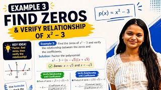 Class 10th Maths chapter 2 Polynomials | Example 3 #ncertsolution #class10 