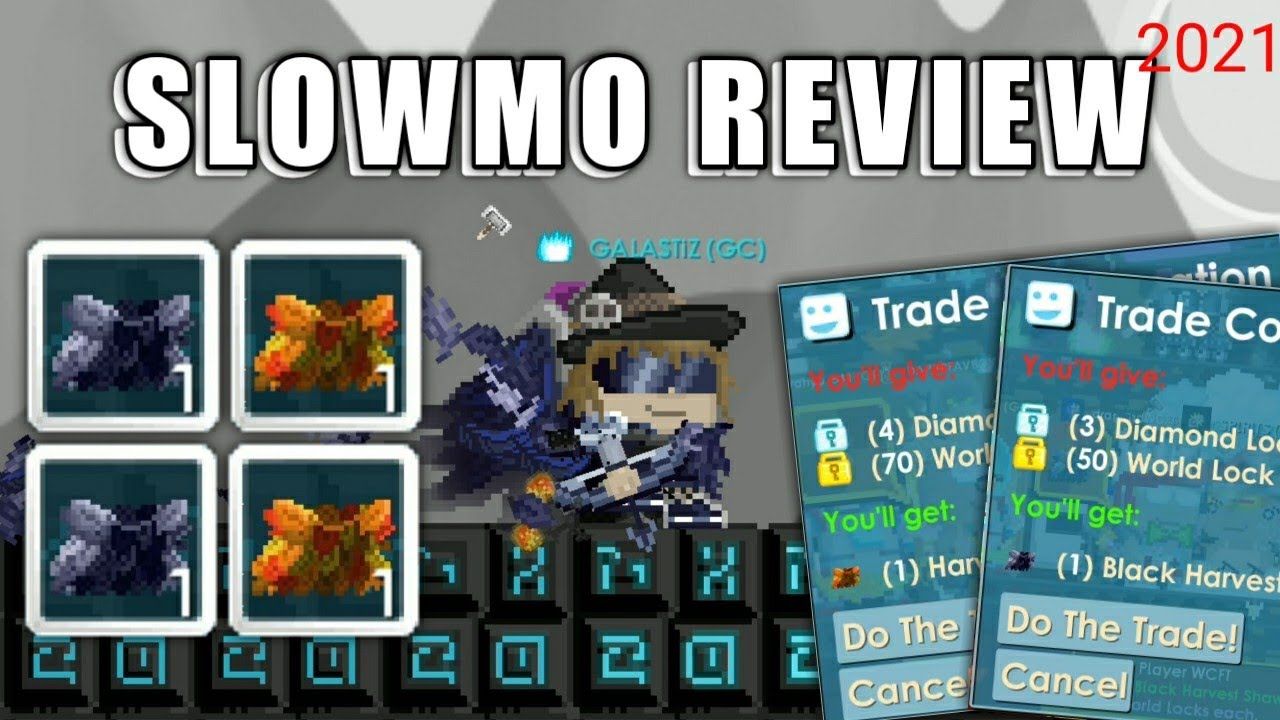 SLOWMO REVIEW BLACK SHAWL 2021 Growtopia Episode 3 YouTube