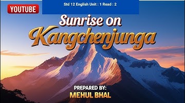 Class 12 English | Unit 1 – Read 2 | GSEB | Animated Explanation in GUJARATI