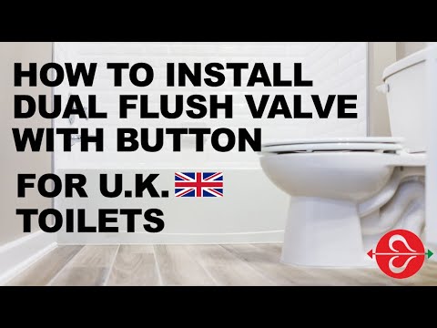 How to repair dual Flush Toilet Water Tank Valve Push Button 