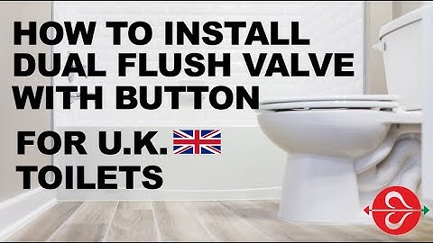 Fluidmaster Dual Flush Valve with Button Operation - For U.K. Customers