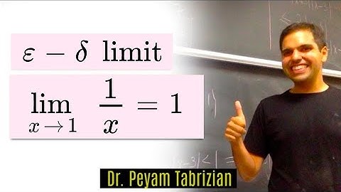 Epsilon delta limit (Example 7): 1/x