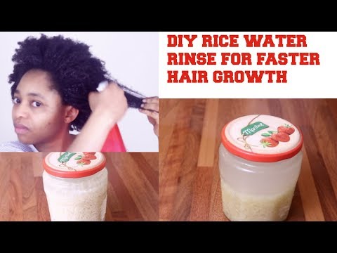 DIY RICE WATER RINSE FOR FASTER HAIR GROWTH AND REPAIRING DAMAGED HAIR