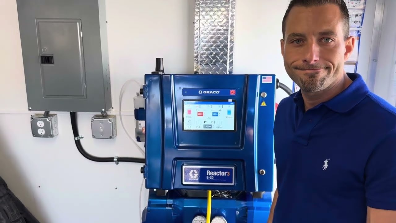Graco New Reactor 3 Spray Foam Equipment Touchscreen Interface - Quick Look at Interface Menus