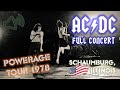 Capture de la vidéo Ac/Dc - Full Concert With Bon Scott ("Powerage"-Tour) - Schaumburg, Illinois 1978 - Audio/Bootleg
