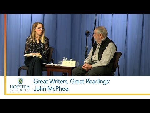 John McPhee: Great Writers, Great Readings
