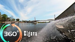 360 Video VR | Jelgava and the unique pedestrian bridge