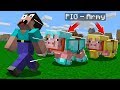 NOOB vs ARMY of PIGS! in Minecraft Noob vs Pro