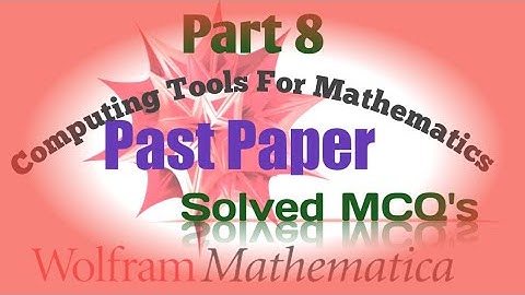 Past Paper Solved MCQ