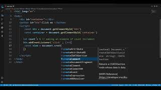 Dynamic Creation of Elements in JavaScript