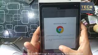 NTT DoCoMo DTab D-02H FRP Google Account Bypass