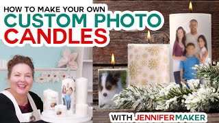 DIY Personalized Candles - How to Transfer Images & Photos to Wax Candles! screenshot 1