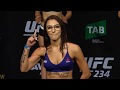 Montana De La Rosa vs. Nadia Kassem - Weigh-in Face-Off - (UFC 234) - /r/WMMA