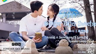 Bitter Bitter Sweet - ZhouKeYu 《 周柯宇  》|( 在暴雪时分 ) Amidst A Snowstorm Of Love Ost Eng:MM Lyrics ❄️❄️☕