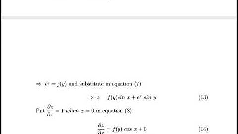 MAT201 PDE & COMPLEX ANALYSIS MODULE 1 PART 2