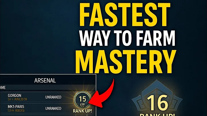 The Fastest Way to Farm Mastery Rank In Warframe