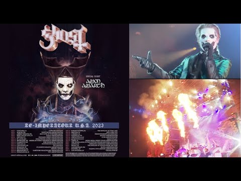 Ghost 2023 summer U.S. ‘Re-Imperatour U.S.A. 2023‘ tour w/ Amon Amarth - dates