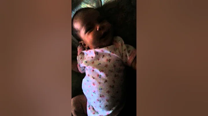 Having a conversation with my (almost) 2 month old
