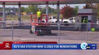 BJ's gas station in East Syracuse now closed for renovations