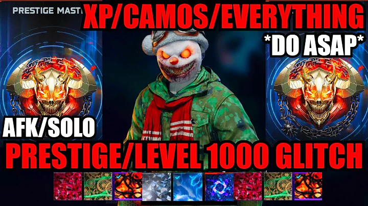 *NEW* SOLO LEVEL 1000 GLITCH! AFK PRESTIGE/XP/CAMOS/EVERYTHING! BO7 GLITCHES! BO7 ZOMBIES GLITCH!