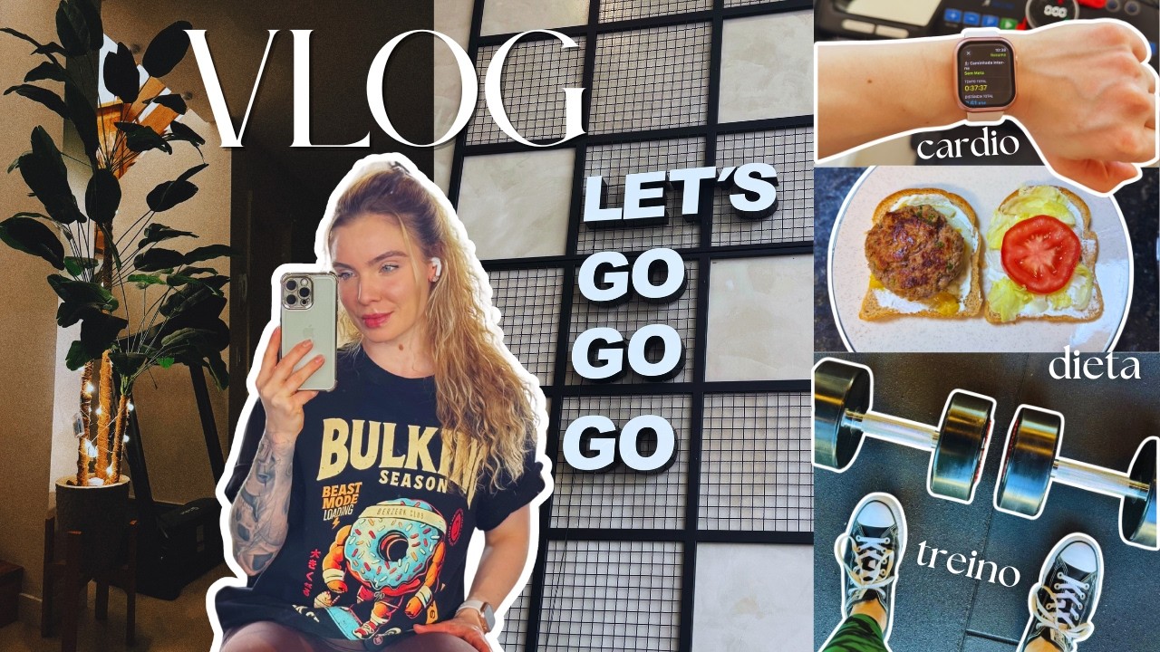 VLOG | Rotina atualizada, treino de glúteos, dieta atual, LPF, mercado, faxina e receitinha fit