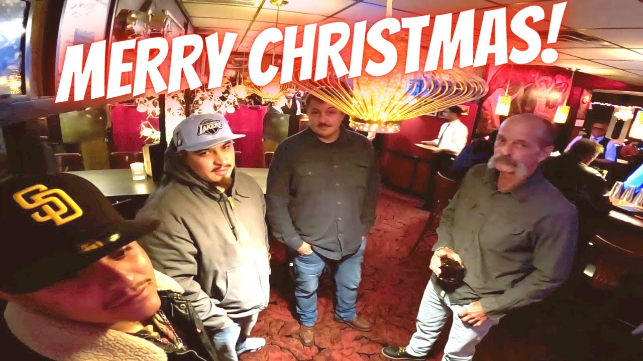 Счастливого Рождества! Ужин с мальчиками.