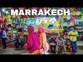 Marrakech walk  morocco walking tour 4k 60fpsr