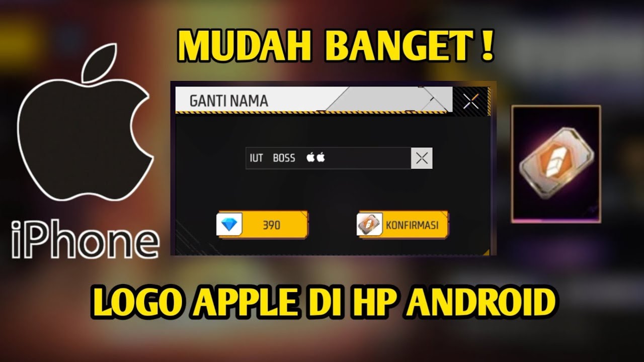 Cara Membuat Nickname Free Fire Logo Apple Di Android Terbaru 2025