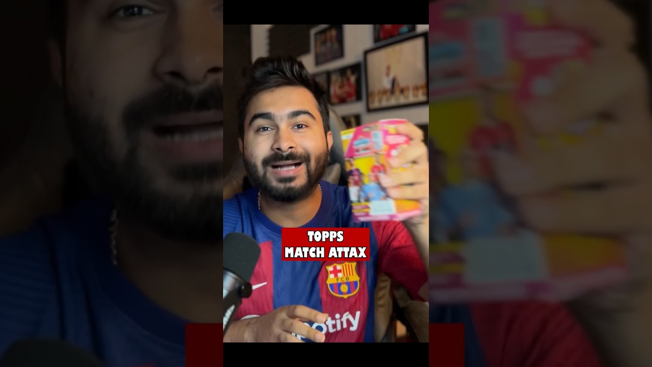 Unboxing Match attax trading Game cards by ToppsForIndia