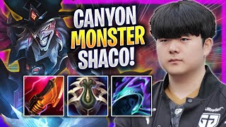 CANYON IS A MONSTER WITH SHACO! - GEN Canyon Plays Shaco JUNGLE vs Vi! | Season 2024