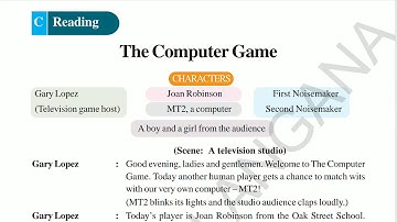 THE COMPUTER GAME CLASS 8 ENGLISH TELANGANA BOARD