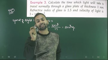 Ex-3 of wave optics numericals based on reflection,refraction of light & refractive index /SL Arora