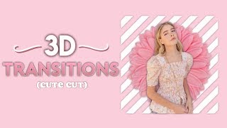 3D Flip Transitions (cute cut)