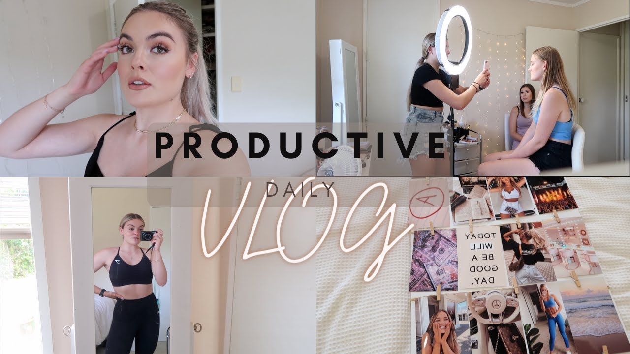 FIRST PRODUCTIVE VLOG OF 2021| Ana Luisa, Clients, Gym, Vision Board!- Fallon Kate