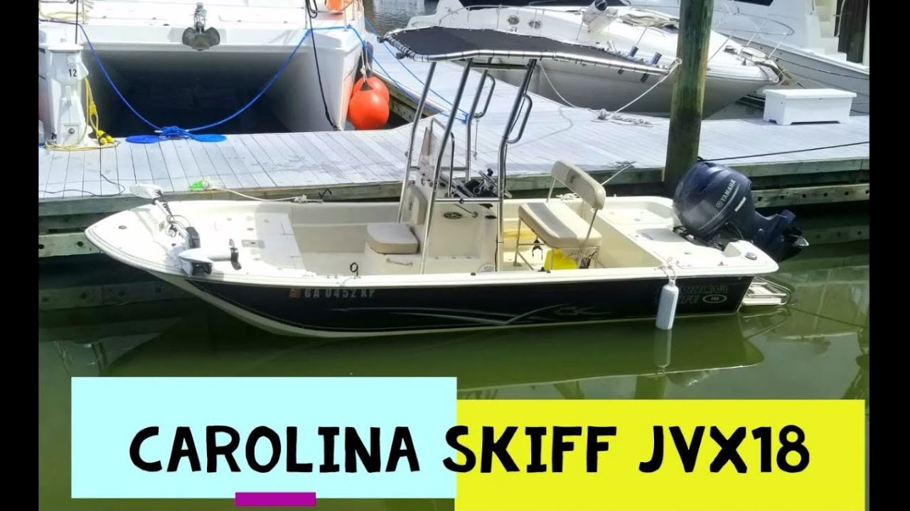 New to Boating Learning on the Carolina Skiff JVX 18 Hilton Head Island YouTube