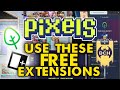 Pixels  use free extensions  pixels game assistant