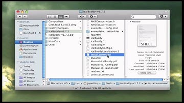 Display iCal and To Do List on Desktop - iCalBuddy and GeekTool