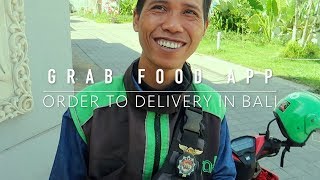 Grab Food Delivery App Bali