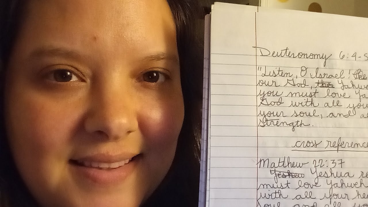 Daily scripture writing youtube
