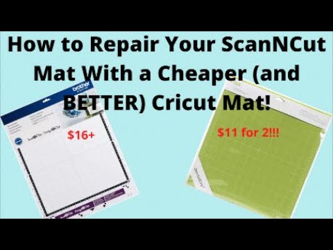 How to Re-Sticky Your Brother ScanNCut Mat - Alanda Craft