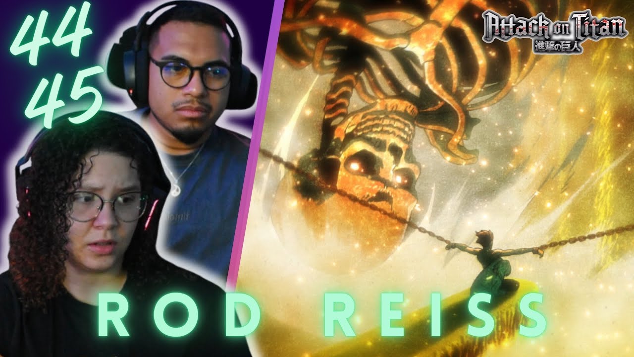 🛡️Attack on Titan S3 - 44 y 45 | Reaccionando por primera vez | Rod ...