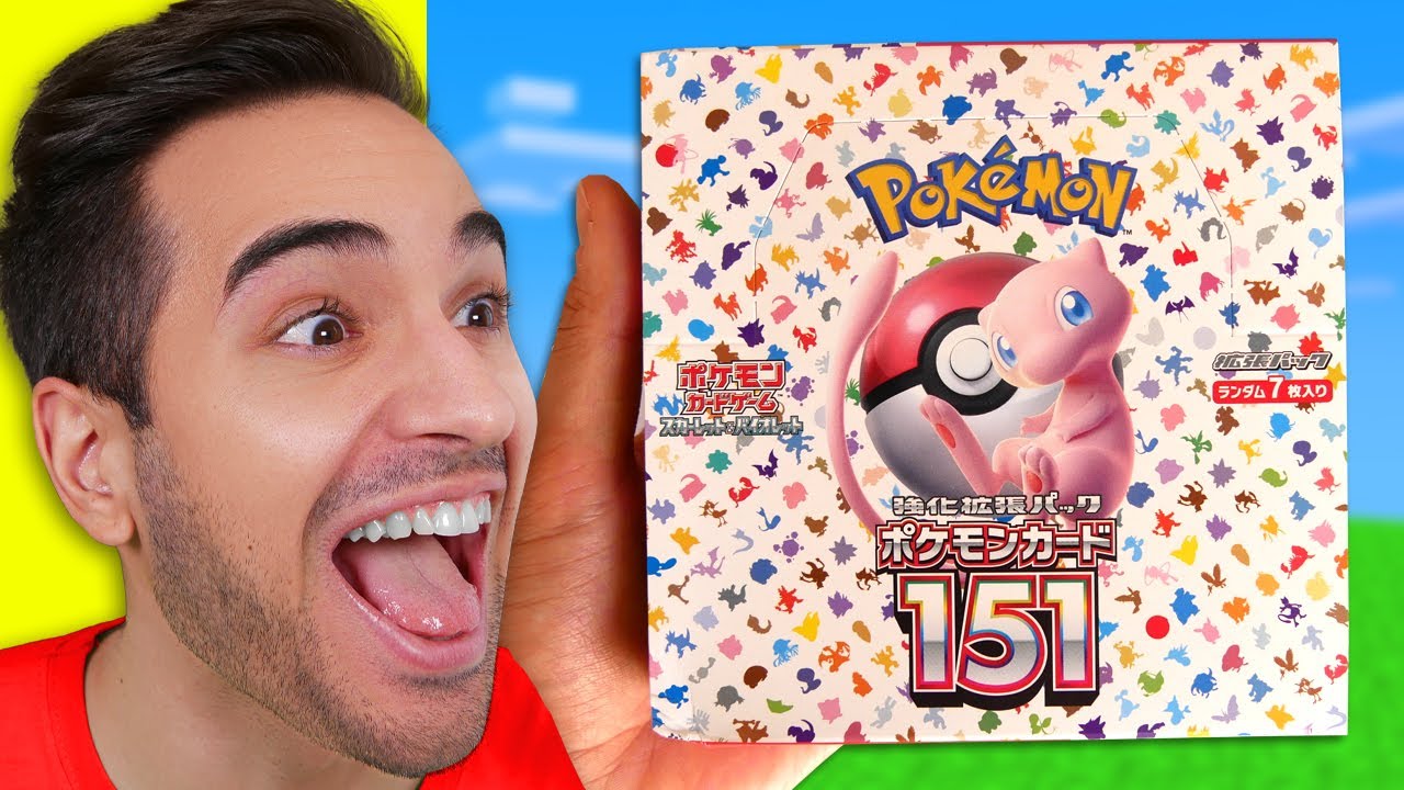 APRO UN BOX DI CARTE POKEMON IN GIAPPONESE